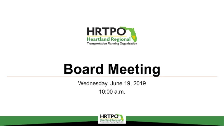 board meeting