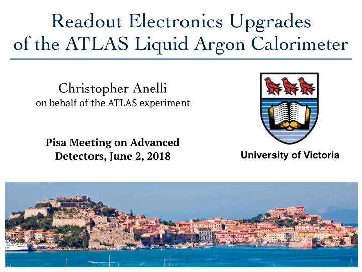 readout electronics upgrades