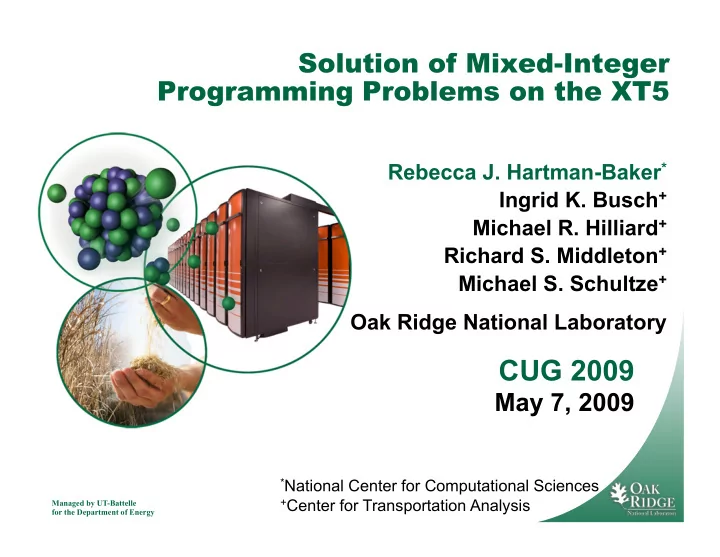 cug 2009