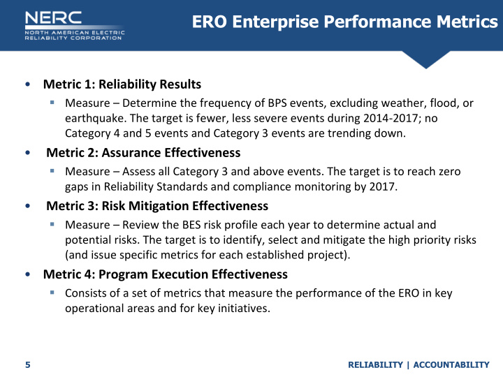 ero enterprise performance metrics