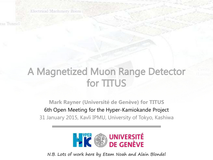 31 january 2015 kavli ipmu university of tokyo kashiwa