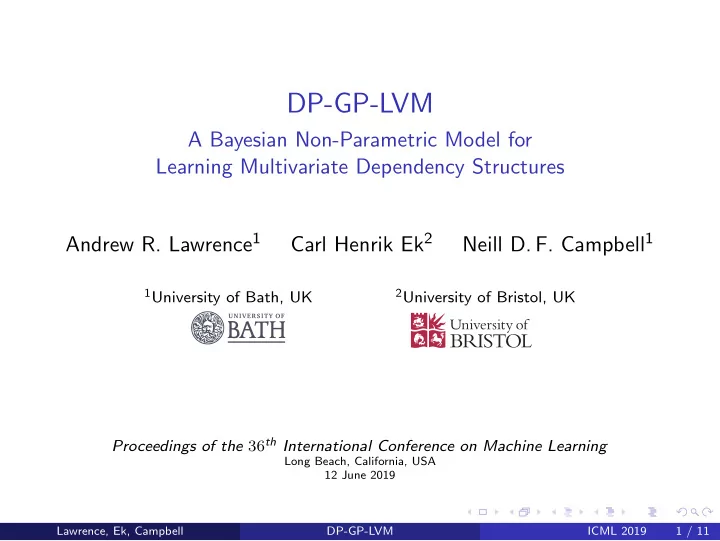 dp gp lvm