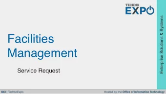 Facilities   Management  Service Request  Enterprise Solutions &amp; Systems Facilities