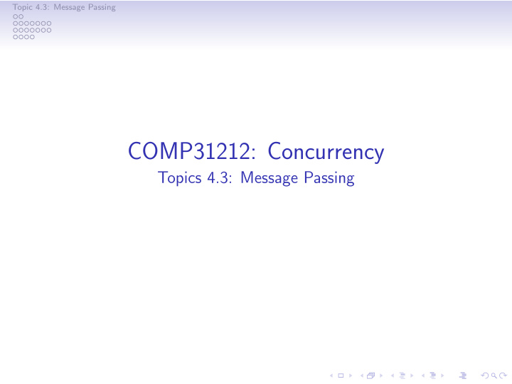 comp31212 concurrency