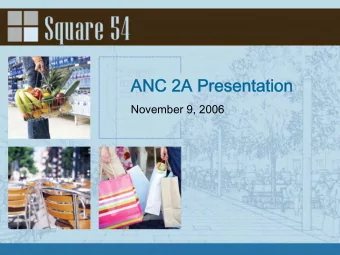 ANC 2A Presentation  November 9, 2006  Introduction &amp; Overview   Applicants   Boston