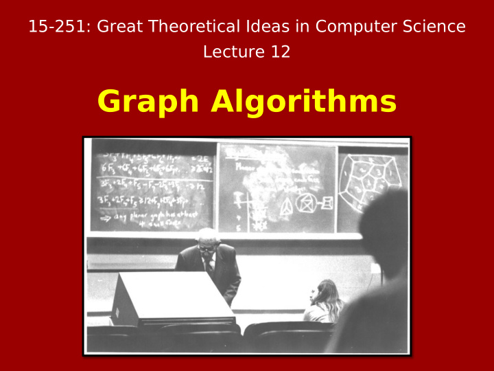 graph algorithms l f o a