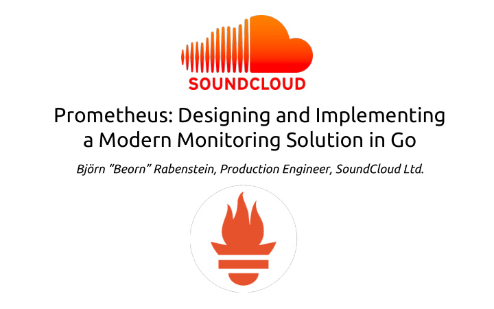 prometheus designing and implementing a modern monitoring