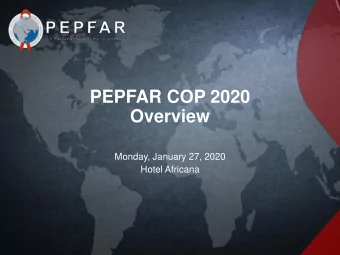 Overview  Monday, January 27, 2020  Hotel Africana  SENSITIVE BUT UNCLASSIFIED  Agenda  1. Welcome