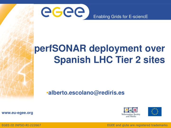 perfsonar deployment over spanish lhc tier 2 sites
