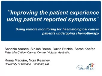 Background  Real-time remote monitoring systems are a cost-effective  mechanism for improved