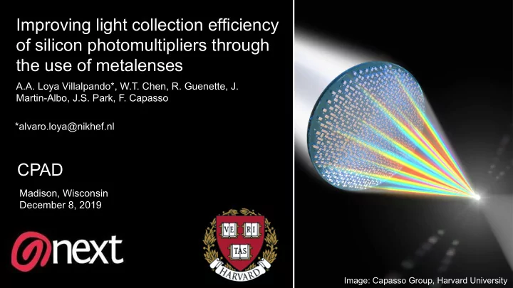 improving light collection efficiency of silicon