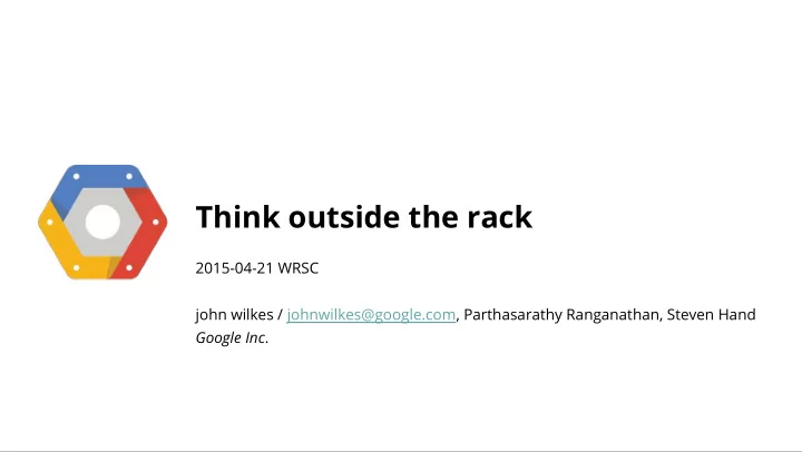 think outside the rack