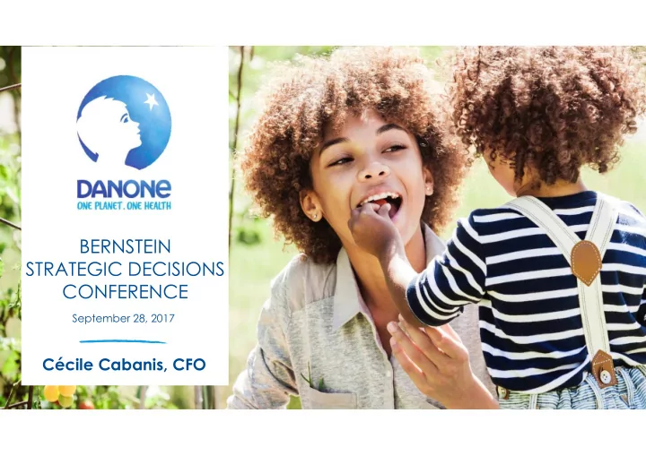bernstein strategic decisions conference