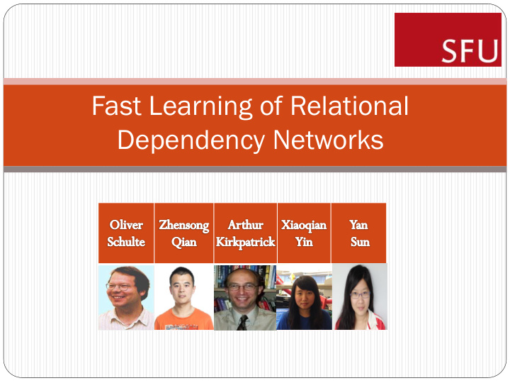 fast learning of relational