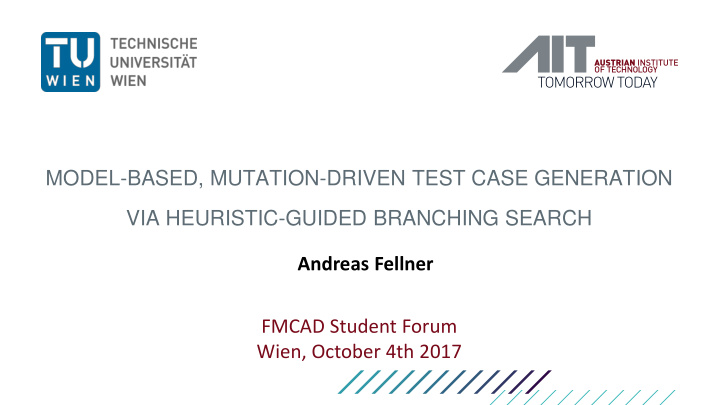 model based mutation driven test case generation