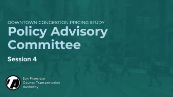 Policy Advisory  Committee  Session 4  1. Welcome + Logistics  Agenda  2. Introductions  3.