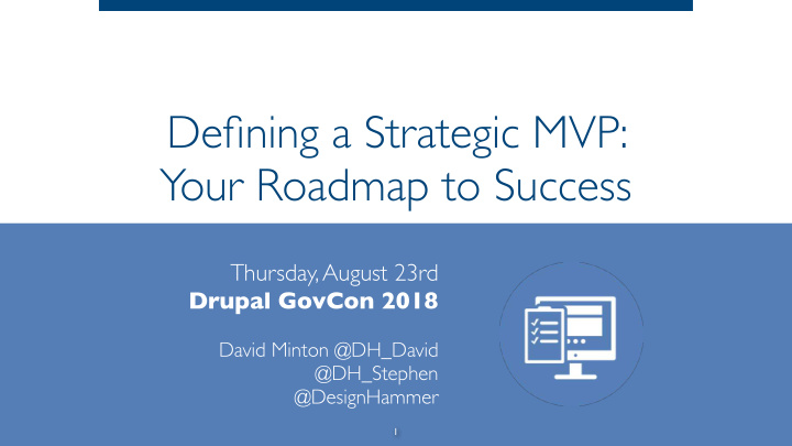 defining a strategic mvp your roadmap to success