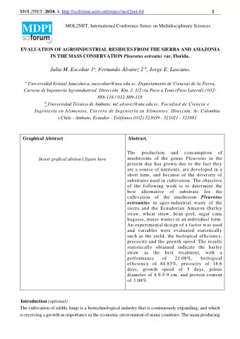 MOL2NET, 2018 , 4, http://sciforum.net/conference/mol2net-04  2  countries include China, The U.S.,
