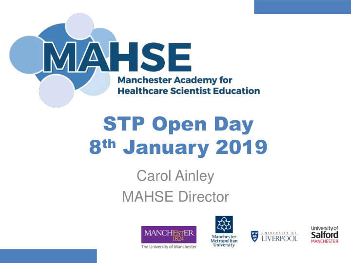 stp open day 8 th january 2019