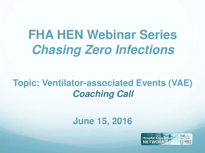 fha hen webinar series