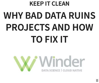 WHY BAD DATA RUINS  WHY BAD DATA RUINS  PROJECTS AND HOW  PROJECTS AND HOW  TO FIX IT  TO FIX IT