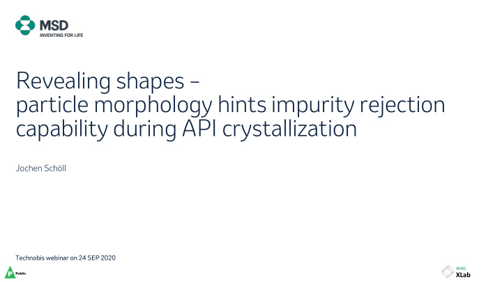 particle morphology hints impurity rejection