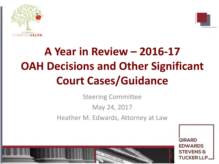 a year in review 2016 17 oah decisions and other
