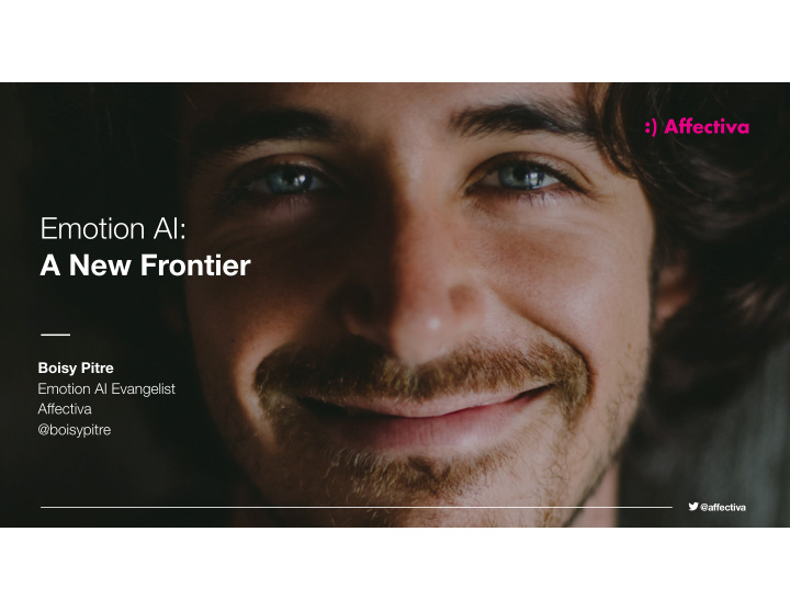 emotion ai a new frontier