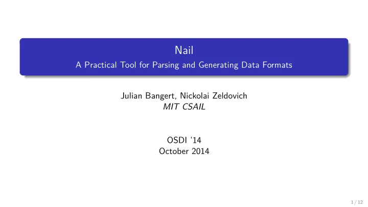 nail