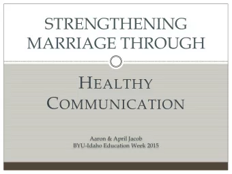 is converted to  Jesus Christ?  Communication is a Measure of Conversion For forty -five