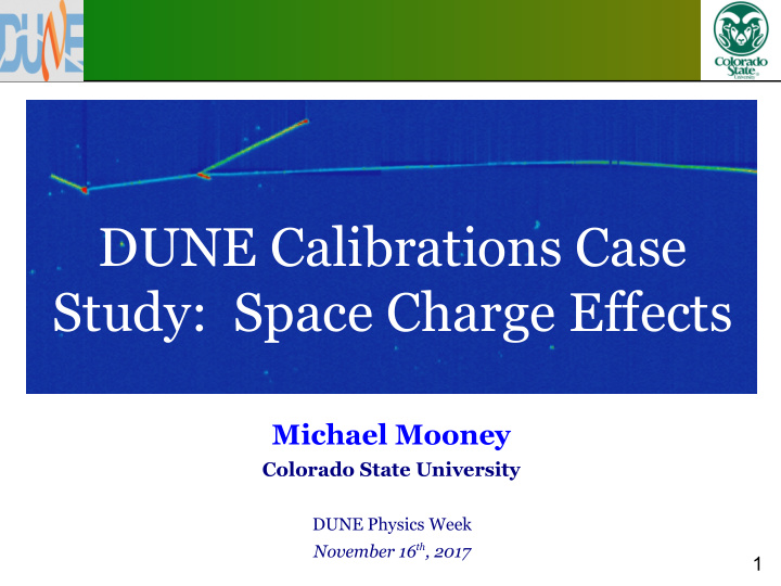 dune calibrations case study space charge effects