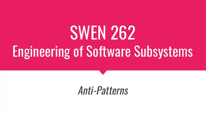 swen 262