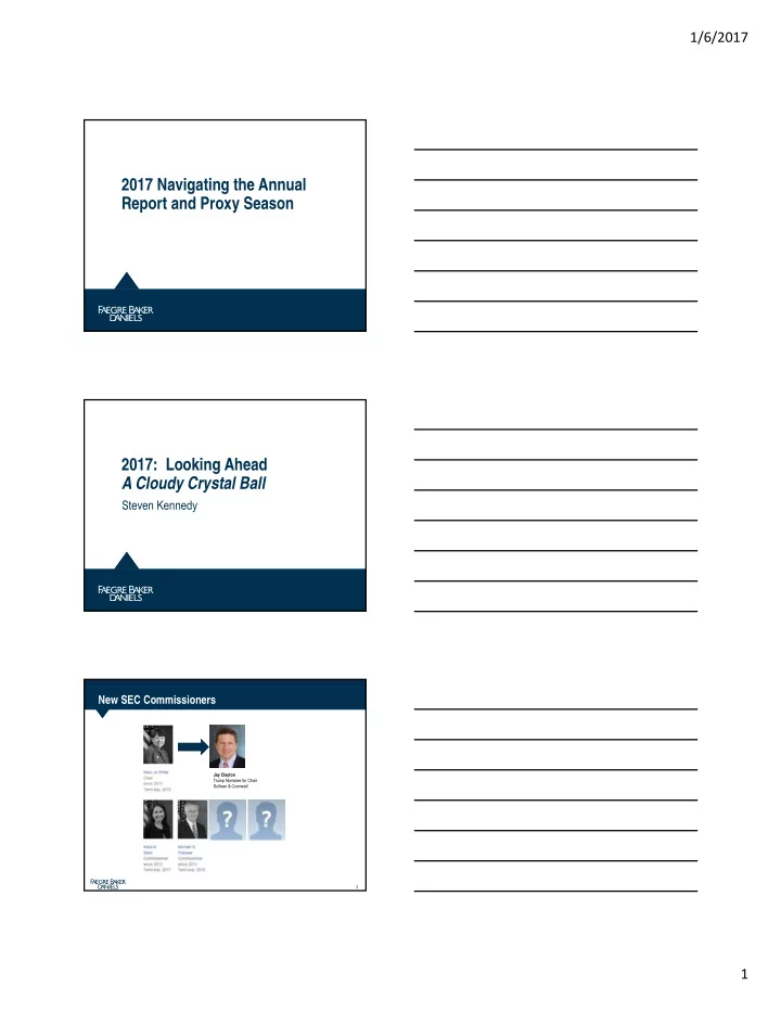 2017 navigating the annual report and proxy season 2017