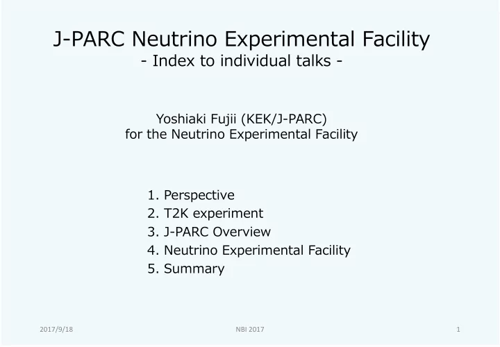 j parc neutrino experimental facility