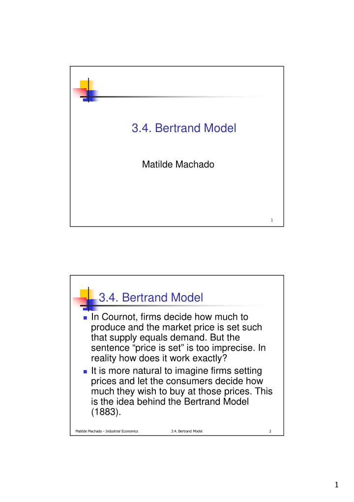 3 4 bertrand model