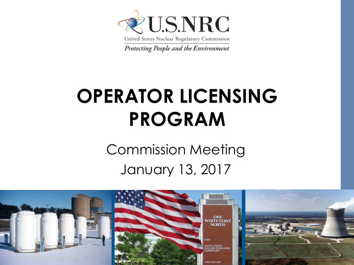operator licensing