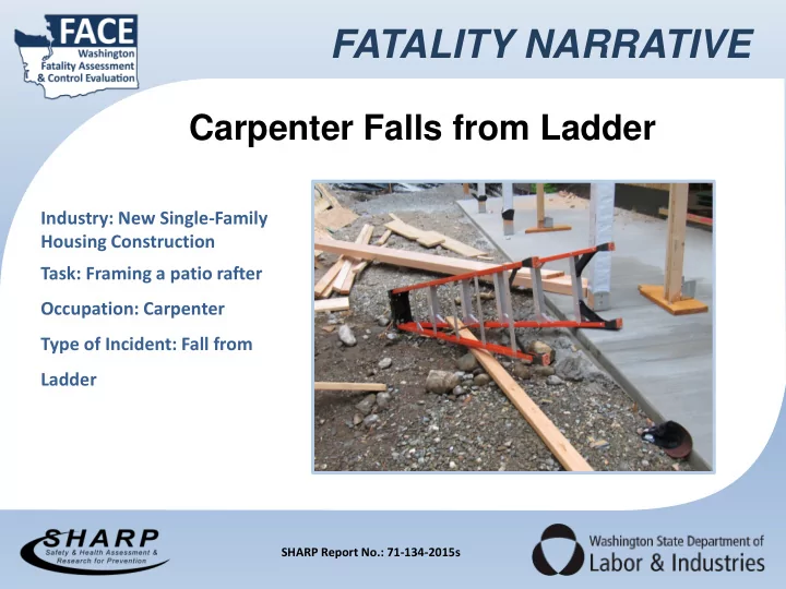 fatality narrative
