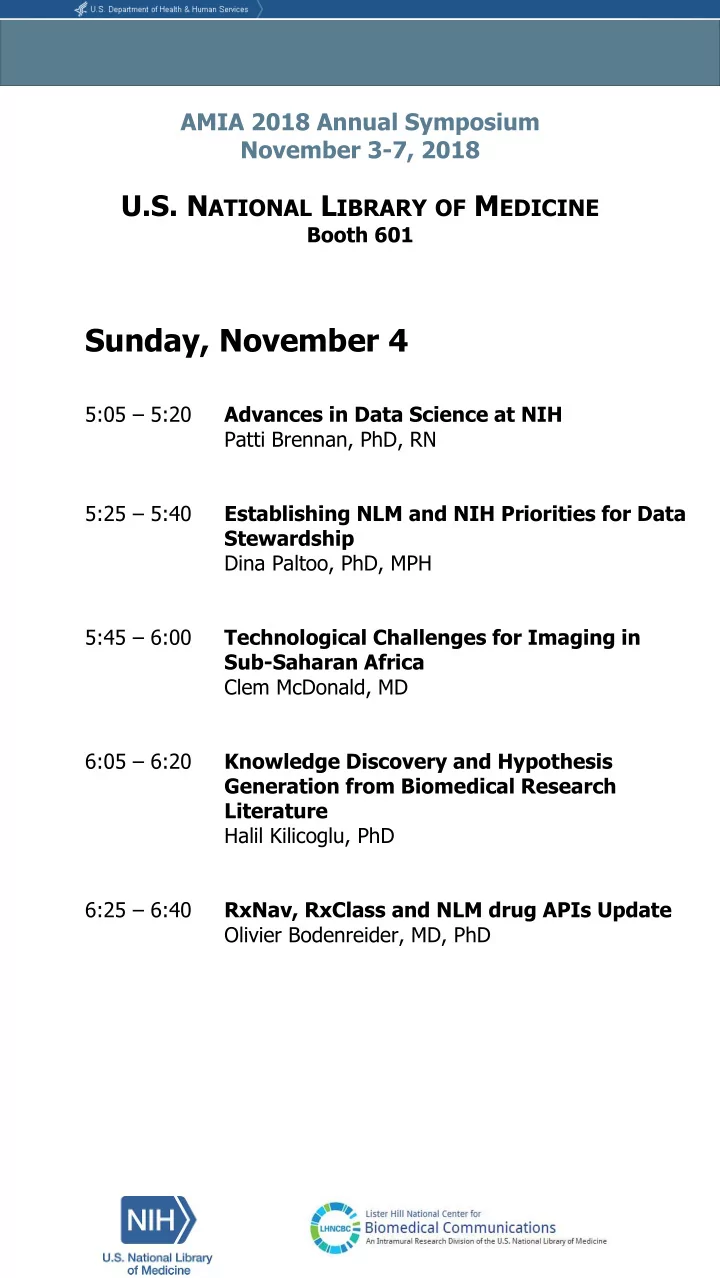 sunday november 4