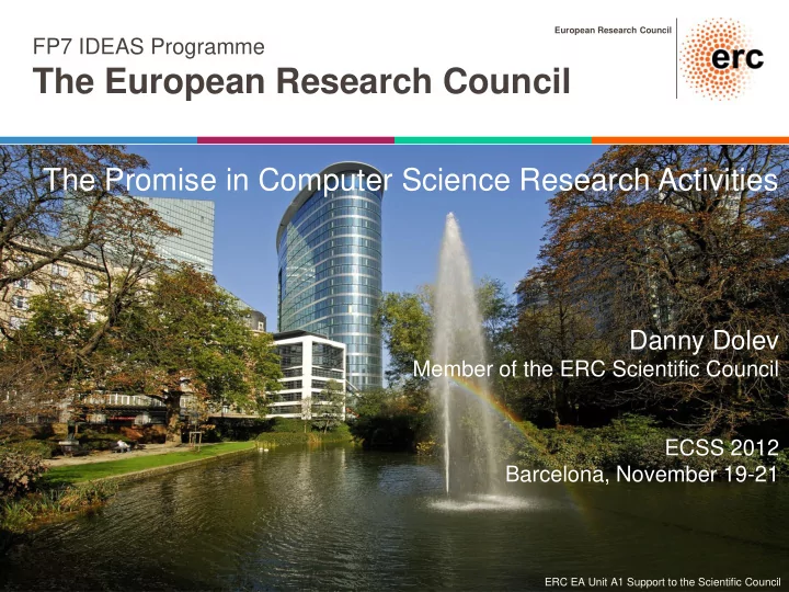 the european research council