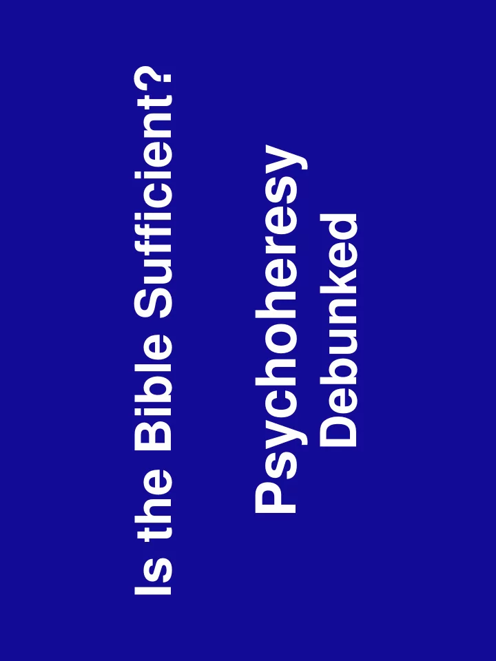 psychoheresy