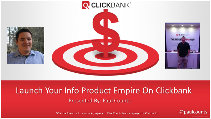 launch your info product empire on clickbank