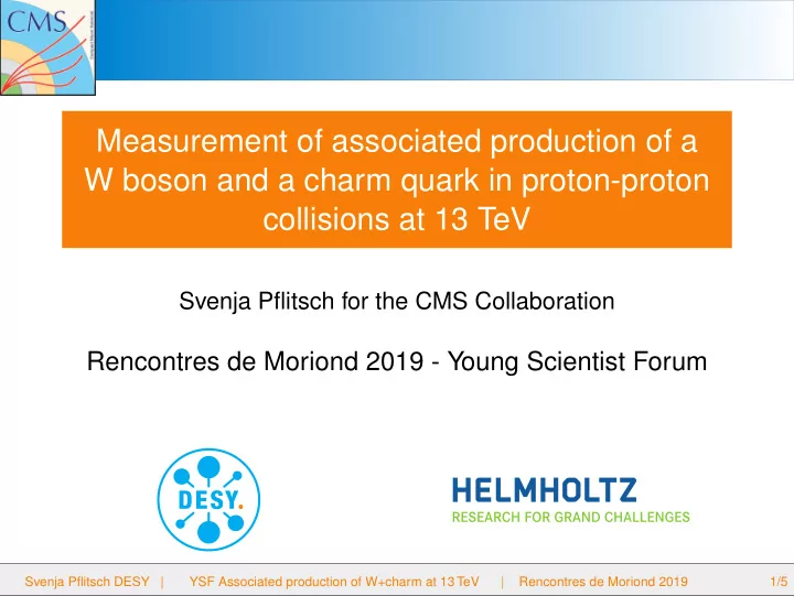 measurement of associated production of a w boson and a