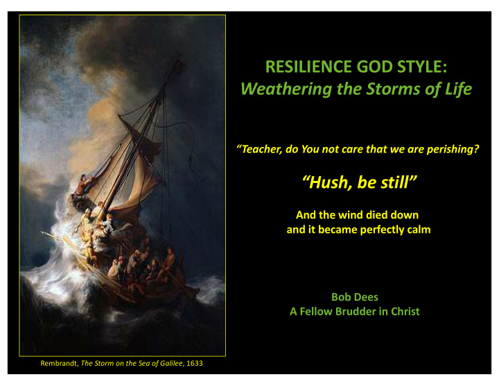 resilience god style weathering the storms of life