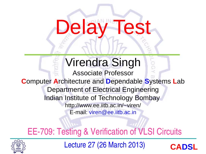 delay test