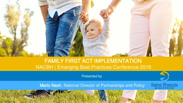 family first act implementation family first act