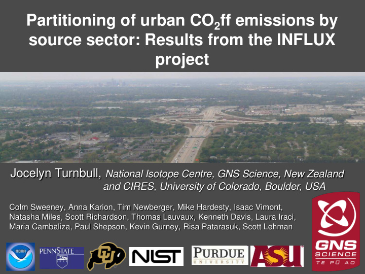 partitioning of urban co 2 ff emissions by source sector