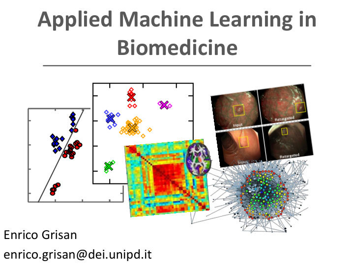 applied machine learning in