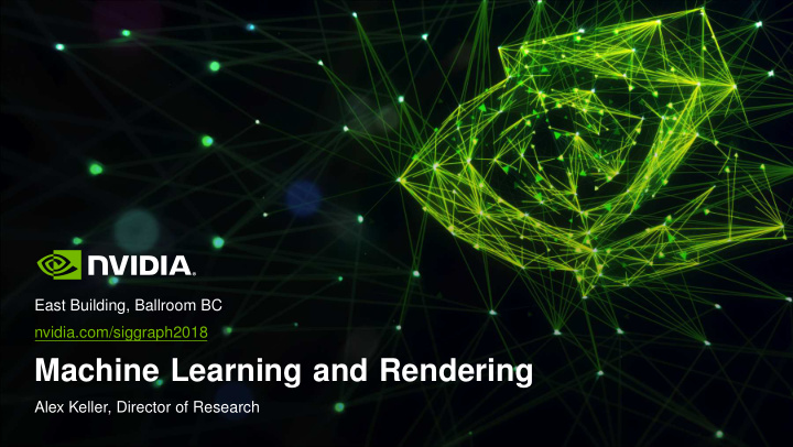 machine learning and rendering