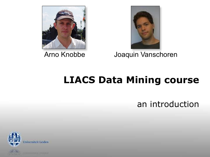 liacs data mining course