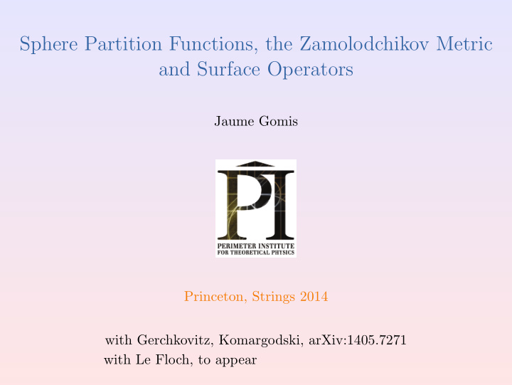 sphere partition functions the zamolodchikov metric and